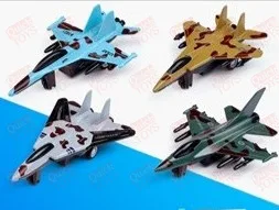 طيارات سحب للأولاد، بخاصية سحب للخلف، تصميمات عسكرية متنوعة، متعدد الألوان، 12 قطعة، لعمر 3 سنوات فأكثر - الصورة 4