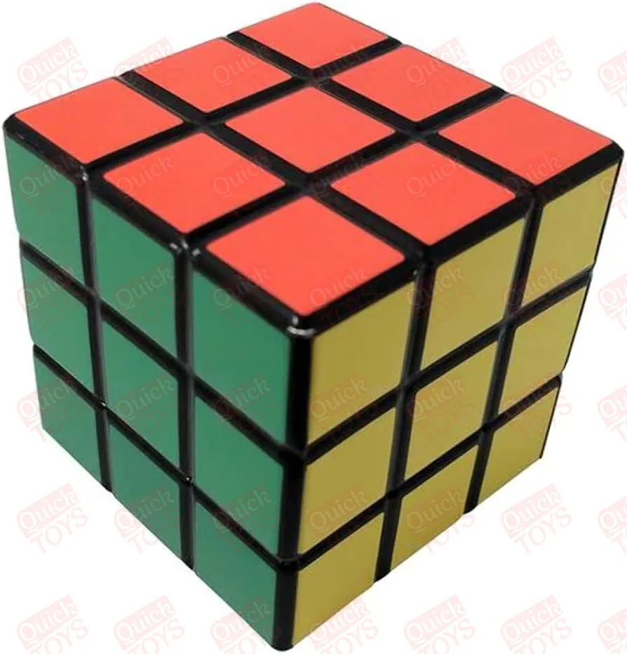مكعب ألغاز للألعاب الذكية، 3×3، دوار بالألوان، متعدد الألوان، 1 قطعة، لعمر 3 سنوات فأكثر - Image 3