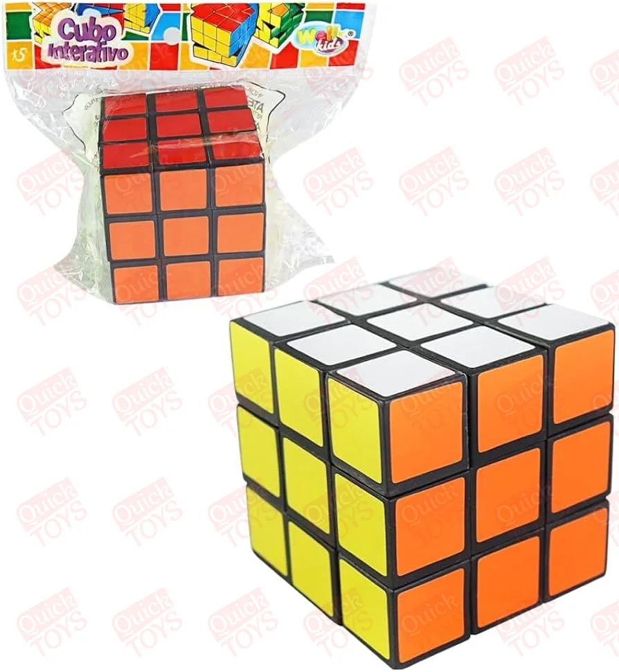 مكعب ألغاز للألعاب الذكية، 3×3، دوار بالألوان، متعدد الألوان، 1 قطعة، لعمر 3 سنوات فأكثر - Image 2