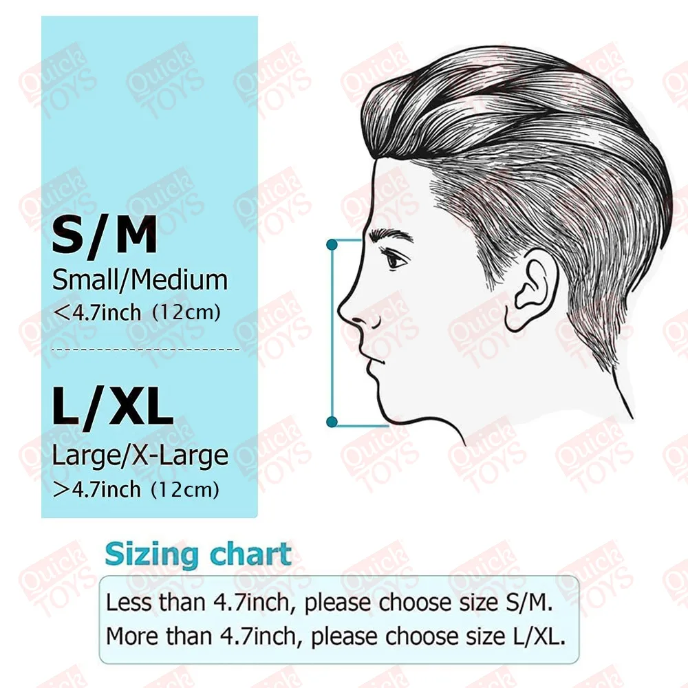 ماسك سنوركل كامل الوجه، رؤية 180 درجة، مضاد للضباب، مع حامل كاميرا وكيس، أسود، لعمر 6 سنوات فأكثر - الصورة 6