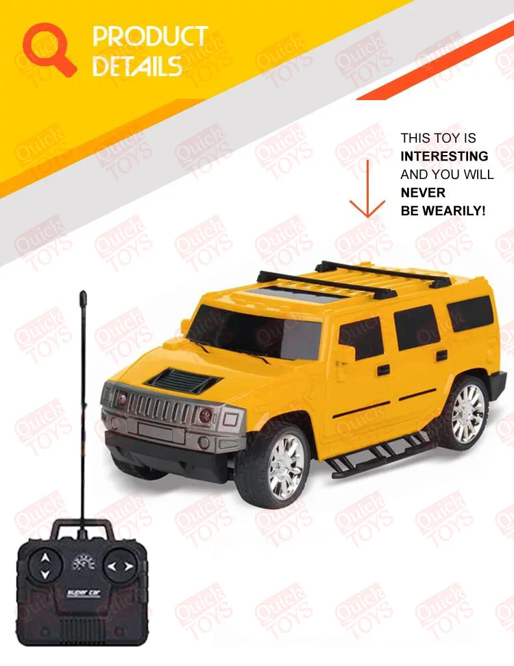 عربية تحكم عن بعد للأطفال، تصميم SUV، مع جهاز تحكم، متعدد الألوان، لعمر 3 سنوات فأكثر - الصورة 3